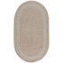 Capel Rugs Basketweave 11x14 Oval Parchment Area Rugs