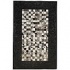 Capel Rugs Chapparral - Cowhide 5x8 Black Area Rugs