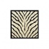 Nejad Rugs African Safari 8 Square Zebra Ivory/black Area Rugs