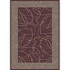 Carpet Art Deco Soft 2 X 6 Leaf/purper Area Rugs