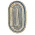 Capel Rugs American Legacy 2 X 3 Oval Natural Blue Area Rugs