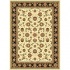 Kas Oriental Rugs. Inc. Seville Round 7 Ft Seville Ivory/black M
