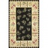 Kas Oriental Rugs. Inc. Colonial 2 X 8 Colonial Black/beige Morn