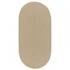 Capel Rugs Woodrun 7x9 Oval Camel Area Rugs