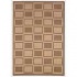 Couristan Recife 5 X 8 Cubic Field Natural Cocoa Area Rugs