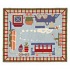 American Cottage Rugs Children 2 X 4 Train Area Rugs