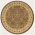 Couristan Pera 8 Round Birjand Chocolate Latte Area Rugs
