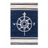 Nejad Rugs Classic Compass 8 X 11 Navy Area Rugs