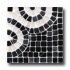 Original Style Stone Borders Black Athenian Scroll Corner Tile &