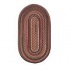 Capel Rugs Bear Creek 9x13 Oval Terra Cotta Area Rugs
