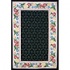 Nejad Rugs Bucks County - Damask 3 X 6 Runner Black/ivory Area R