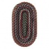 Capel Rugs Plymouth 2x3 Oval Black Area Rugs