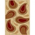 Carpet Art Deco Soul 2 X 3 Drops/beige-red Area Rugs