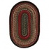 Capel Rugs Americana 5x8 Oval Black Area Rugs