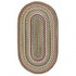 Capel Rugs American Legacy 1 X 2 Oval Natural Red Area Rugs