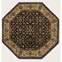 Couristan Shiraz 6 Octagon Injilas Ebony Area Rugs