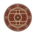 Radici Usa Biltmore I 8 Round Red Area Rugs
