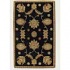 Couristan Dynasty 4 X 5 All Over Persian Vine Black Area Rugs