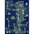 Carpet Art Deco Imagine 8 X 10 Prosperity/prussian Blue-eucalypt