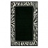 Nejad Rugs African Safari 5 X 8 Zebra Border Black/ivory Area Ru