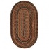 Capel Rugs Homecoming 2x4 Oval Chestnut Area Rugs