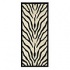 Nejad Rugs African Safari 3 X 12 Runner Zebra Ivory/black Area R