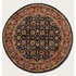 Couristan Shiraz 8 X 3 Round All Over Floral Midnight Blue Area