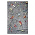 Nejad Rugs Motion 8 X 11 Storm Area Rugs