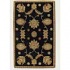Couristan Dynasty 5 X 8 All Over Persian Vine Black Area Rugs