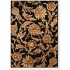 Couristan Givenry 2 X 8 Runner Wild Orchids Black Area Rugs