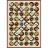 Carpet Art Deco Vision Ii 2 X 7 Turntable/pur Area Rugs