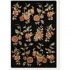Couristan Givenry 10 X 13 Rose Garden Black Area Rugs