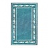 Nejad Rugs Fish Border 5 X 8 Teal Area Rugs
