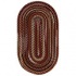 Capel Rugs Gramercy 8x11 Oval Cinnabar Area Rugs