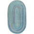 Capel Rugs Medley 3x5 Oval Cornflower Area Rugs