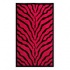 Nejad Rugs African Safari 4 X 6 Zebra Red/black Area Rugs