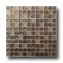 Mirage Tile Laser Glass Blend Mosaic 12 X 12 Mission Brown Tile
