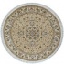 Nejad Rugs Silk & Wool 6 Round Tabriz Beige/ivory Area Rugs