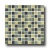 Interceramic Shimmer Blends Interglass (mosaic) 1 X 1 Gloss Ocea