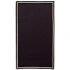 Capel Rugs Pinstripe 3x3 Square Soft Black Area Ru