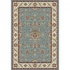 Central Oriental Drake 2 X 8 Drake Blue Area Rugs