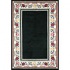 Nejad Rugs Bucks County - Border Rug 4 X 6 Black/ivory Area Rugs