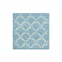 Nejad Rugs Shells Nouveau 4 Square Light Blue Area Rugs