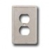 Questech Dorset Switch Plates - Travertine Single