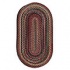 Capel Rugs In The Valley 1x2 Oval Black Area Rugs