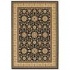 Couristan Chanterelle 5 X 8 Garden Tabriz Black Area Rugs