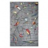 Nejad Rugs Motion 4 X 6 Storm Area Rugs