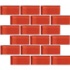Crossville Glass Blox Brick Mosaic Flame Tile & Stone