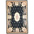 Kas Oriental Rugs. Inc. Ruby Runner 2 X 9 Ruby Black Fleur-de-li