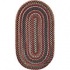 Capel Rugs Bear Creek 1x2 Oval Heritage Red Area Rugs